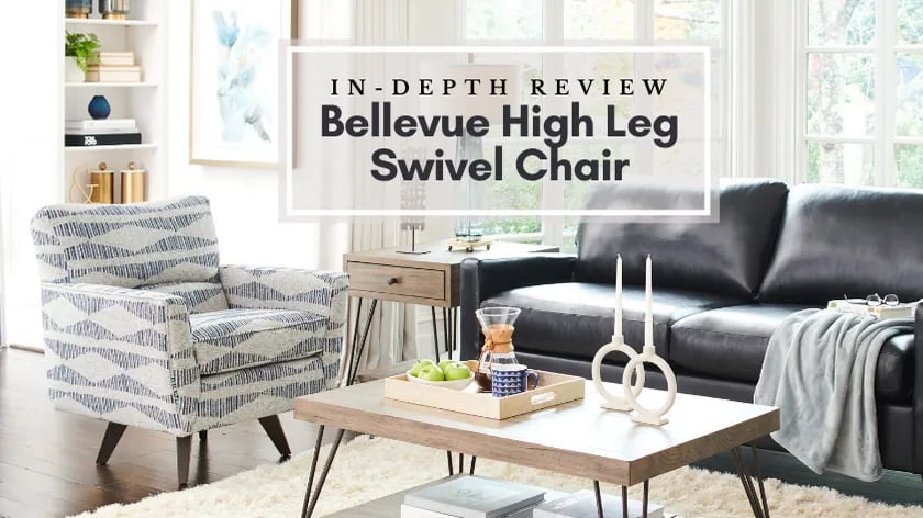 Bellevue high leg on sale swivel chair